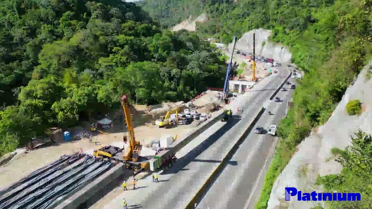 Puente carretera Los Chorros, Est. 16+600